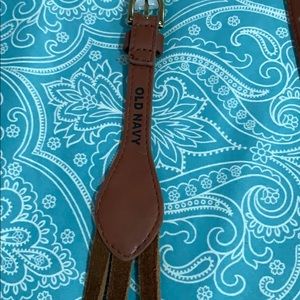 NWT old navy brown sued belt.